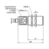 Ultrasone sensor microsonic mic+130/DIU/TC