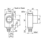 Sensor ultrasónico microsonic zws-25/CD/QS