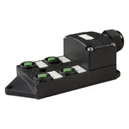 Boîtier capteur / actionneur M12 PHOENIX 1452819 - SACB-4/8-L-C SCO P