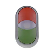 Bouton-poussoir double Eaton 216698 - M22-DDL-GR