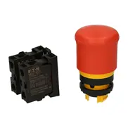 Bouton d'arrêt d'urgence appareil complet Eaton 216516 - M22-PV/K11