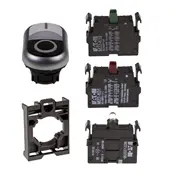 Bouton-poussoir double produit-set Eaton M22-DDL-WS-X0/X1/-A/-LED230-W/-K10/-K01
