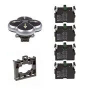 Bouton-poussoir quadruple produit-set Eaton M22-D4-S-X7/-A4/-K10 (4x)