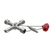 Clé d'armoires électriques Weidmüller Cross-Key Universal - 9918130000