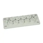 Plaque d´entrée de câbles Trelleborg 108424 - RMC 17 LIGHT GREY RAL 7035