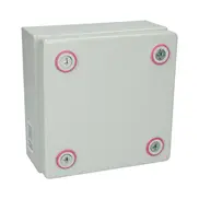 Boîtier de jonction KX sans plaque passe-câbles Rittal KX 1514.000 - 150 x 150 x 80